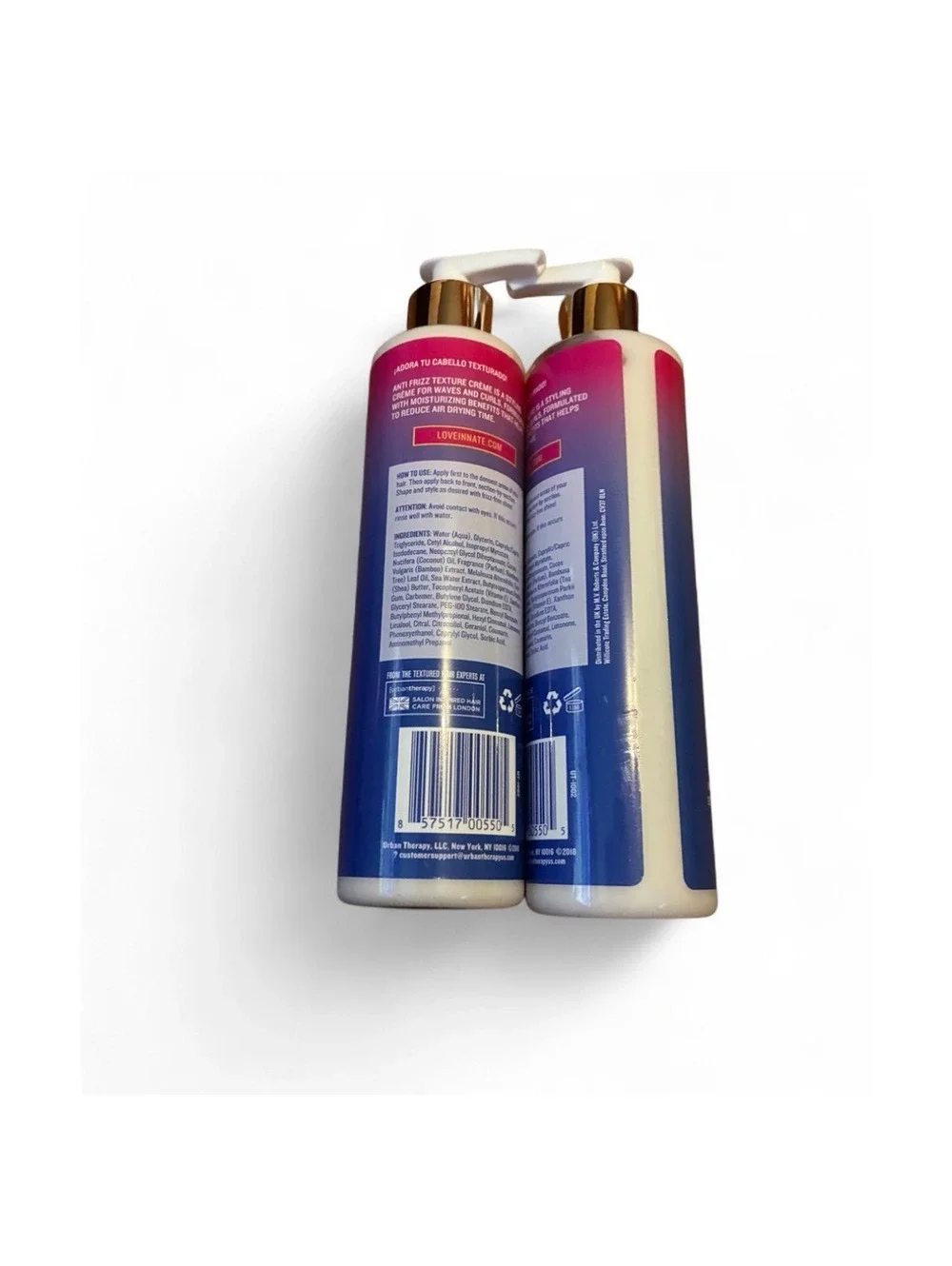 Twisted Sista Innate Anti-Frizz Texture Cream // Brand New// 2 Pack